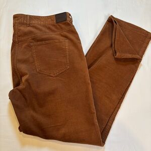 Peter Millar Superior Soft Corduroy 5-Pocket Pants Brown Size 36